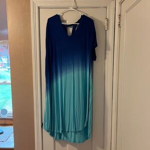 Blue Ombre Dress Lane Bryant Livi